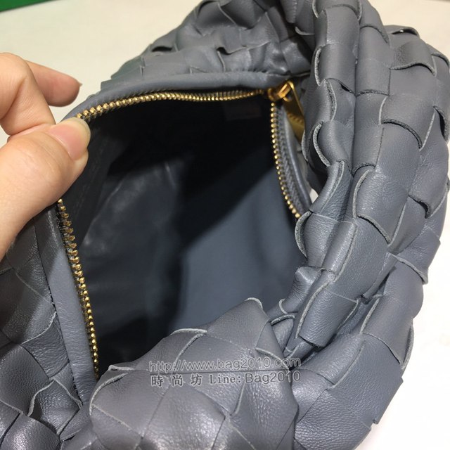 Bottega veneta高端女包 98080小號 寶緹嘉爆款jodie新版本2代編織打結圓形hobo包 BV經典款羊皮手工編織女包  gxz1263